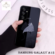 HP Samsung Galaxy A15 4G Case Latest 5G/ - Rajacase - Samsung A15 4G cellphone casing - Black and Wh