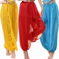 Belly dance bottoms Dance pants Indian dance pants chiffon pants Stage costume Lantern dance pants
