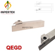 QEGD 2020 4 Holder Grooving Insert Cutting ZTGD 0404 Pahat Bubut Potong Kanan Parting Blade 4mm