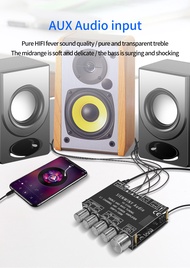 ZK-1002T 100Wx2 Bluetooth 5.0 ปรับเสียงเบสสูงซับวูฟเฟอร์เครื่องขยายเสียงช่องเสียงกำลังสูงสเตอริโอเบส