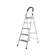 โปรลดแรง! บันไดอะลูมิเนียมทรง A มีมือจับ 5 ขั้น A-FRAME ALUMINUM LADDER WITH HANDLE BAR 5-STEP มืออา