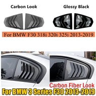2Pcs Car Rear Side Window Quarter Louver Trim Exterior Accessories For BMW 3 Series F30 318i 320i 32