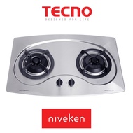 Tecno Mini 2SV / Mini2SV (70cm) 2-Burner Stainless Steel Cooker Hob