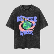 MADMAN Oversize Washed T-Shirt "BETTER YOU WORK" | WO DMDM2 - 3