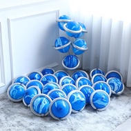 20pcs 10inch Outer Space Balloon Earth Planet Explore Astronaut Theme Moon Star Agate Balloon Kids B
