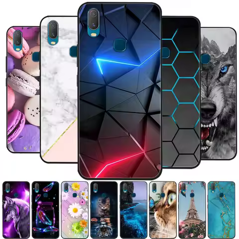 Case For Vivo Y11 2019 Case 6.35" Shockproof Silicon Phone Cover Back Coque For Vivo 1906 Y11 2019 V