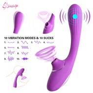 3 in 1 G-spot Sucking Vibrator Dildo Vibrator Clitoris Stimulator Nipples Vagina Massage Sex Toys ForG-Spot