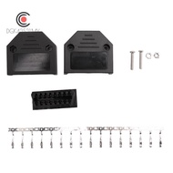 OBD2 OBD II 16 pin connector socket Diagnostic Tool Adapter OBD connector + Enclosures + Terminal + 