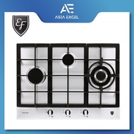 EF EFH 3761 TN VSB 3 BURNER STAINLESS STEEL GAS HOB