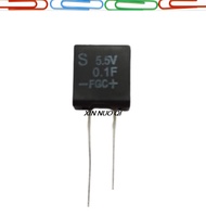 【Popular】 2PC Lot 5.5V 0.047F 0.1F Dip-2 100000 Microfarads Square Shape Super Farad