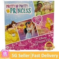 Pretty Pretty Princess: Edition Board Game Featuring Disney Princesses, Jewelry Dress-Up Game for Ki