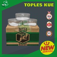Toples Kue Kering JD / Toples 1/2 kg / Toples 500 gr / Toples Jajan Hri Raya / Tempat makanan