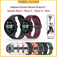 For Suunto Race 2 , Suunto Race , Suunto Race S , Suunto Run Magnetic Buckle Silicone Strap