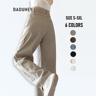 Fesyen Raya Wanita Terkini baju raya 2024  Women High Waist Casual Loose Wide Leg Jeans - 6 Colours
