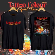 💜 Tattoo Colour April Tour 2024 เสื้อยืดคอนเสิร์ตของวง