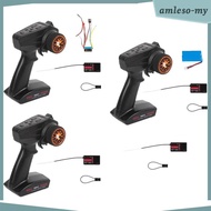 [AmlesoMY] RC 4CH Radio Control System Transmitter and Receiver for RC Car Vehicles