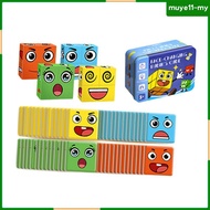 [MuyeadMY] Face Changing Cube, Birthday Gift, Cube Building Blocks, Expression Puzzle Building Block