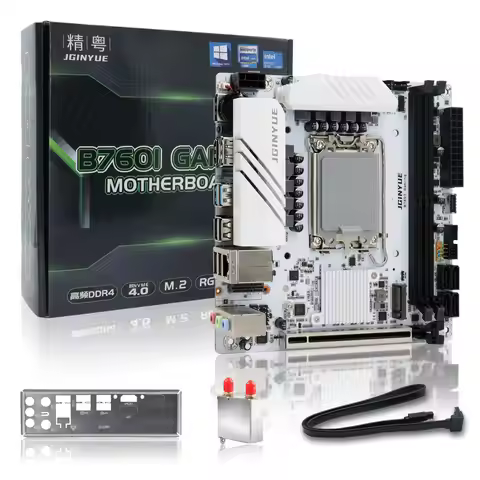 JGINYUE B760 Motherboard LGA 1700 Support Intel Core i3/i5/i7/i9 12th 13th DDR4 M.2 nvme Memory New 