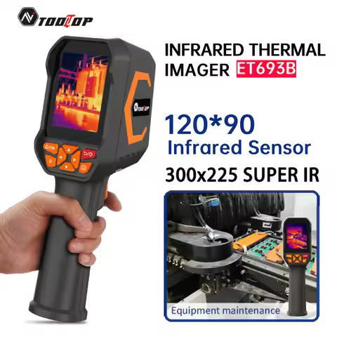 TOOLTOP ET693B 2.8inch Portable Thermal Camera -20~550℃ Thermal Imager for DIY Electrical Repair Sup