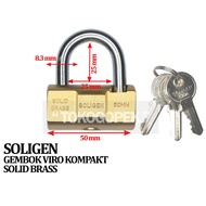 SOLIGEN GEMBOK V KOMPAKT - GEMBOK VIRO SOLIGEN 40MM 50MM 60MM