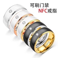 Nfc Ring Black Technology Fashion Unique Mobile Phone Smart Ring Access Control Card Bus Card Subway