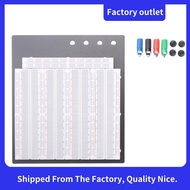 No Welding Solderless Breadboard Plate 3220 Tie-Points Test Circuit Board -208 4Pcs 830 Points