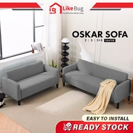 LIKEBUG OSKAR Fabric Sofa / sofa murah / sofa set / sofa 2 seater / sofa 3 seater / 1 Year Warranty