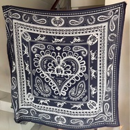 💖Hermes 140 cashmere 絲巾 披肩 圍巾💖 深藍色 全新