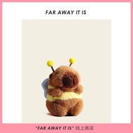 [MTT Capybara] Bee Wings Capybara Wings Pendant Capybara Doll Keychain Gift Cute Doll Plush