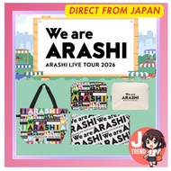 Arashi ARASHI LIVE TOUR 2026 “We are ARASHI” Official Goods Bath Towel / Pouch / Shopping Bag [Direc