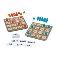 PlanToys Wooden Toys 8901 Math Bingo Developmental Support For Ages 3-99 Years