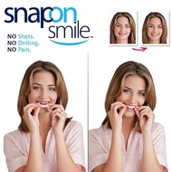 Snap On Smile Venner Gigi Palsu Satu Set Atas Bawah Silikon Iinstan