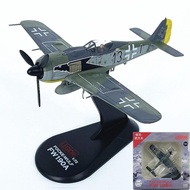 ✨1: 72 German FW190A Fighter FW190 Alloy Fighter Glue-Free Color Separation Finished Model LEGION✨