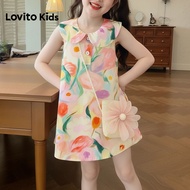 Lovito Kids Casual Dress Spring/summer Dress for Girl LNL128032 Lovito Kids Gaun Kasual Musim Bunga/