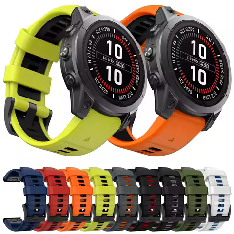 22mm 26mm Quick Fit Sport Band For Garmin Fenix 7 Pro Epix Gen 2 Pro 51mm 47mm Strap Enduro 2 Descen