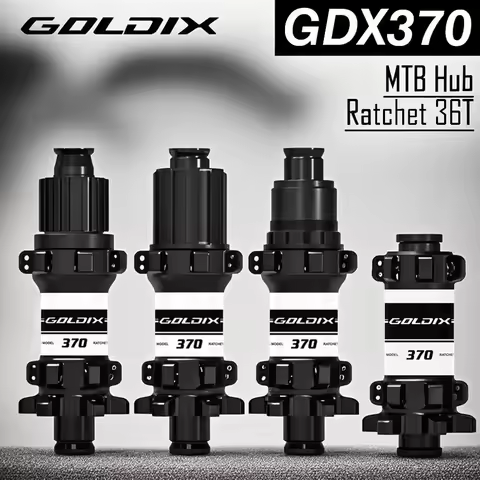 GOLDIX M370 Bicycle Hub 28H Sealed Bearing 6-bolt Disc Brake Straight Pull 28 Holes Ratchet 36T BOOS