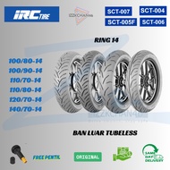IRC Tubeless Outer Tire Ring 14 100/80-14, 100/90-14, 110/70-14, 110/80-14, 120/70-14, 80/80-14, 100