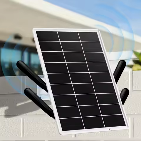 Solar Panel Powered 4G LTE WiFi Router 15W 25600mAh 4G LTE Modem Router with SIM Card Slot for Outdo
