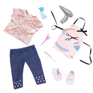 Our Generation DELUXE HAIR STYLIST OUTFIT W/ VELVET TOP & ACCY BD30491Z