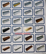 LIST PLAFON 1 meter POTONGAN PLAFON PVC PLASTIK sambungan lis plafon