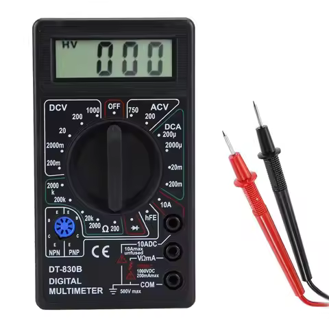 DT830B DigitalMultimeterHandheld AmmeterVoltmeter Instrument Fnirsi Dso Tc2 EsrMedidor Multi Meter М