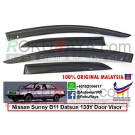 Nissan Sunny B11 Datsun 130Y (1981-1985) AG Rain Sun Wind Deflector Air Press Awning Gutter Door Visor (Small 7cm Width)
