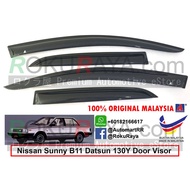 Nissan Sunny B11 Datsun 130Y (1981-1985) AG Rain Sun Wind Deflector Air Press Awning Gutter Door Vis