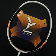 YOUNG Turning Point 23 (White) 5UG1 (Speed & Smash) Badminton Racket - 100% Original (Ready Stock)