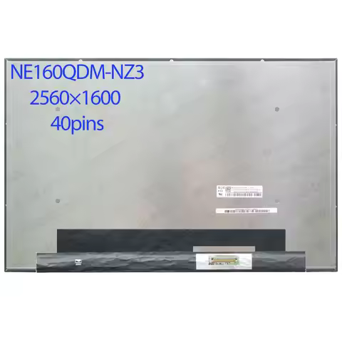 16.0"inch 240Hz laptop LCD Screen NE160QDM-NZ3 B160QAN02.2 MNG007DA2-1 for Lenovo Legion 5 Pro 16ARH