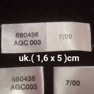 ADIDAS Agc label codeTAG adidasTAG