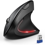 TECKNET Ergonomic Mouse, Wireless Bluetooth Vertical Mouse, 4800 DPI Optical Tracking, 6 Adjustable 
