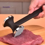 honeybee1 Steak Hammer Mallet Double-Sided Zinc Alloy Meat Tenderizer Meat Pounder Maximizes Food Fl