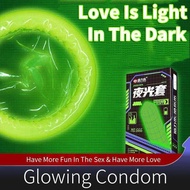 Night Glowing Delay Ejaculation Condoms For Men Fluorescence In The Dark Condom Sleeves Sex Toys
