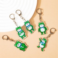 Cute Cartoon Frogman Acrylic Keychain Pendant